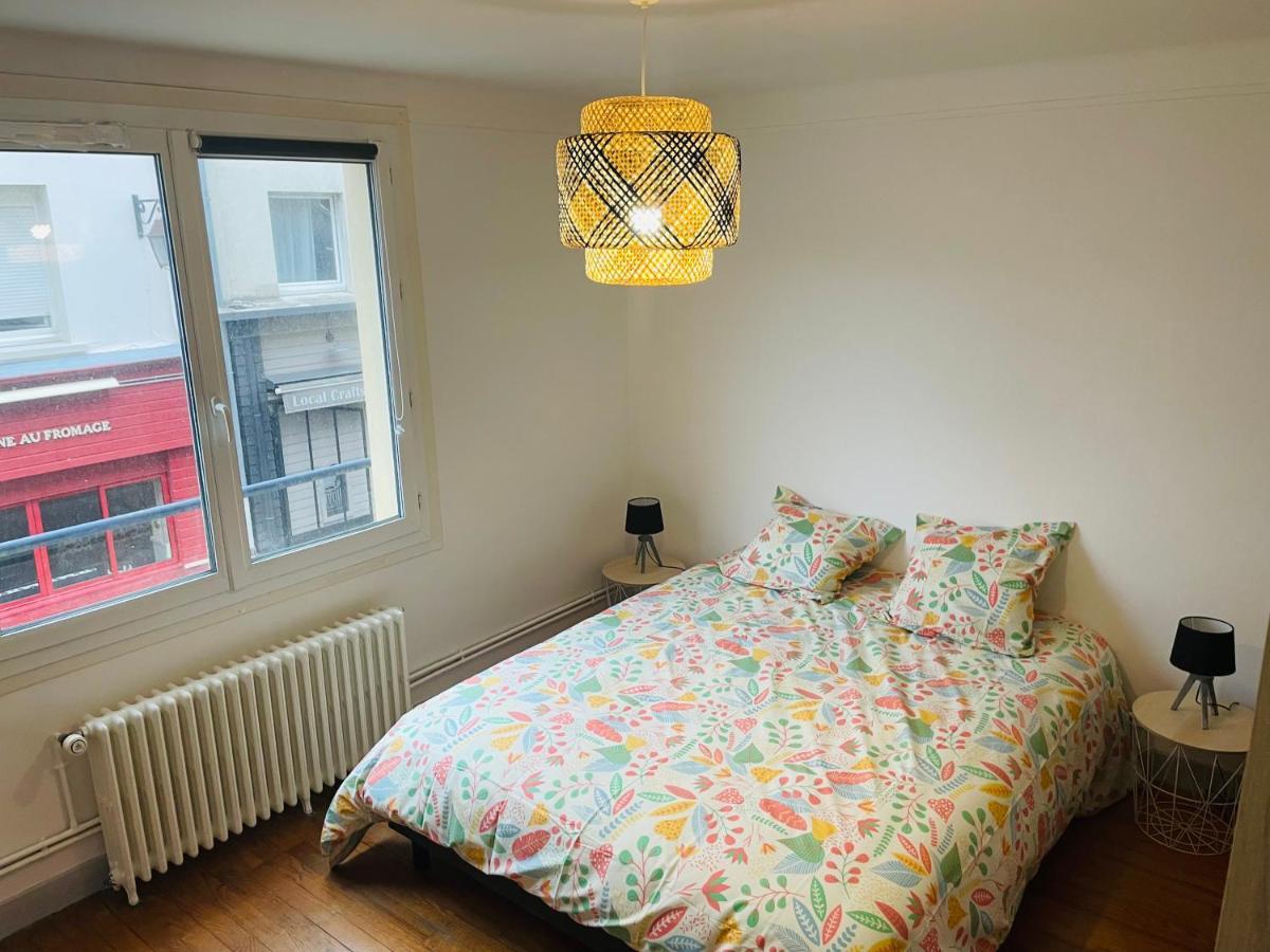 Charmant Appartement De Coeur De Ville - 2 Chambres Lits Queen Size - Netflix - Wifi แชร์บูร์ก อ็อง กงต็องแต็ง ภายนอก รูปภาพ