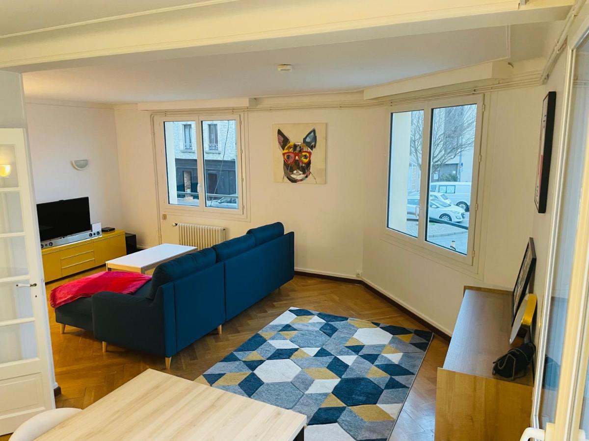 Charmant Appartement De Coeur De Ville - 2 Chambres Lits Queen Size - Netflix - Wifi แชร์บูร์ก อ็อง กงต็องแต็ง ภายนอก รูปภาพ